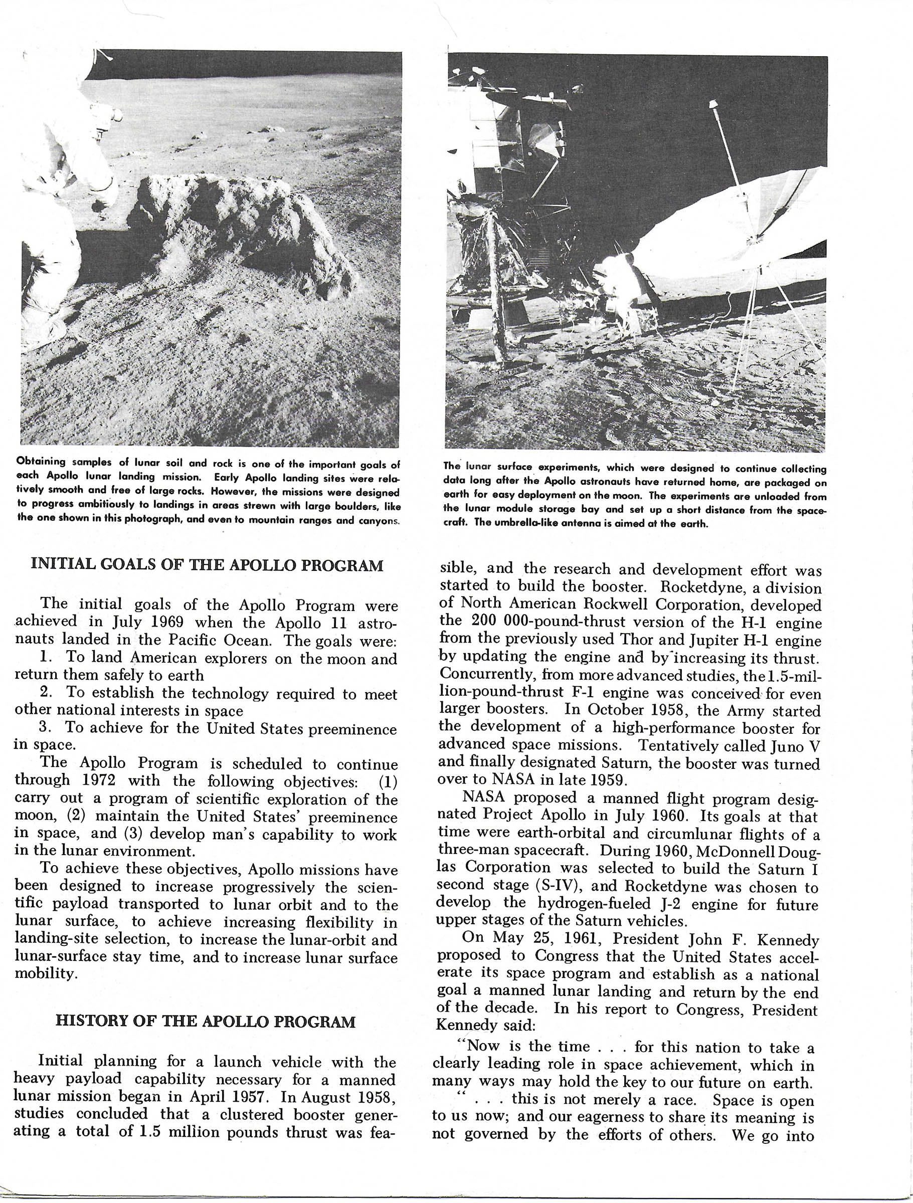 Apollo 11 Buzz Aldrin Signed NASA Facts - Image 2