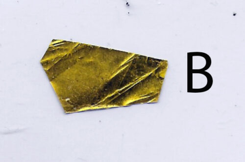Apollo 11 Flown Kapton Foil Large Piece 1 x .5 Inches RS1-B - Image 2
