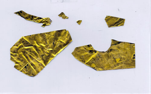 Apollo 11 Flown Kapton Foil Large Piece 3.25 x 1.75 Inches RS1-C - Image 3