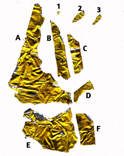Apollo 13 Flown Kapton Foil Large Piece 1.5 x .5 Inches #GA2-D - Image 4