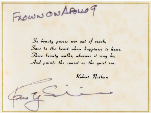 Apollo 9 Flown Famous Quote by Robert Nathan
