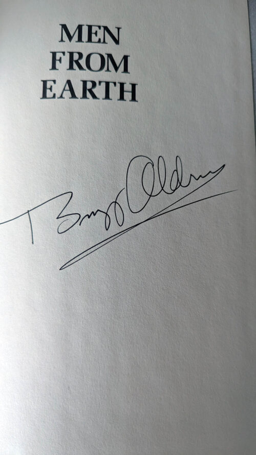 Apollo 11 Buzz Aldrin Signed Book Men From Earth