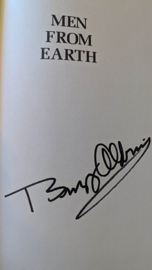 Apollo 11 Buzz Aldrin Signed Book Men From Earth