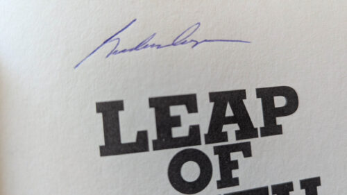 Mercury Astronaut Gordon Cooper Signed Book Leap of Faith - Image 4