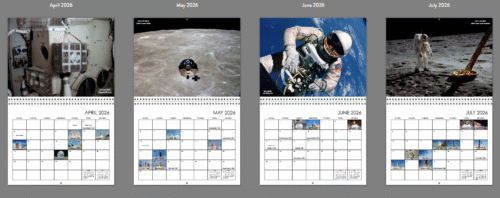 APOLLOSPACE Wall Calendar 2026 - Image 3