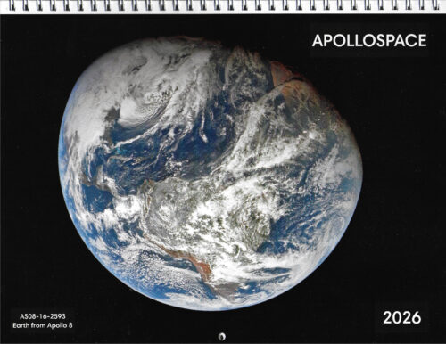 APOLLOSPACE Wall Calendar 2026