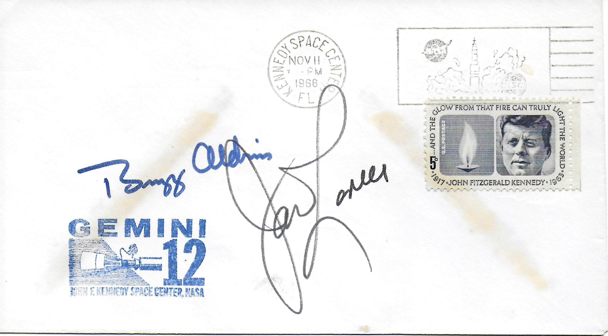 Gemini 12 Crew Signed Cover
