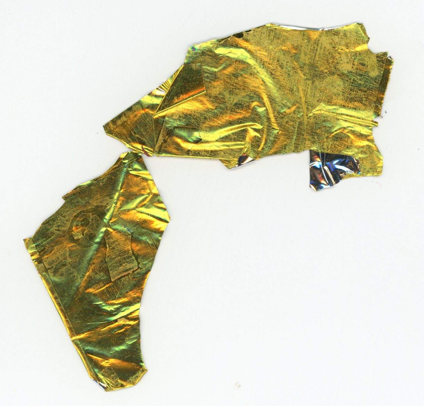 Apollo 11 Flown Kapton Foil Large Piece 3x2 Inches #RS2-B - Image 3