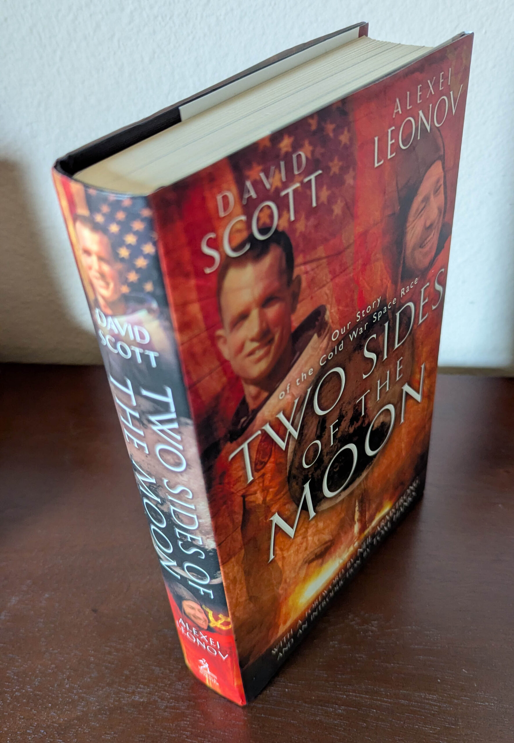 Apollo 15 Astronaut Dave Scott Signed Book Two Sides of the Moon - Image 2