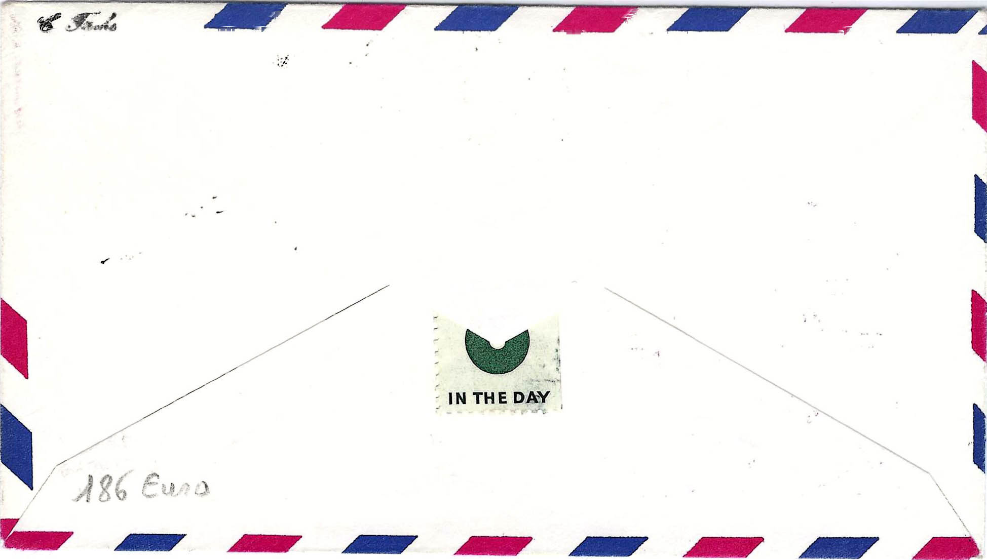 Apollo 17 Crew Gene Cernan Harrison Schmitt & Ron Evans Signed Ticonderoga Recovery Ship Cover - Image 2